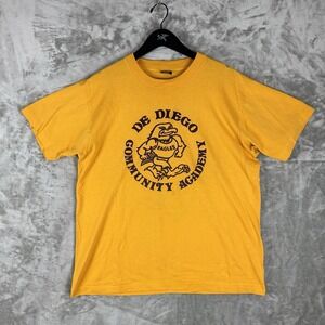 Vintage Screen Stars De Diego Community Academy‎ T-Shirt Men's XL 90s USA